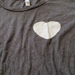 Cute heart graphic T